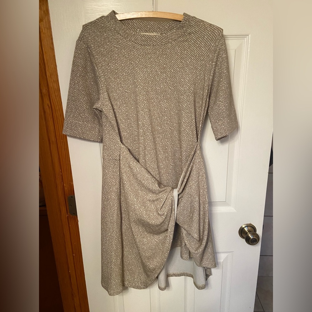 Blue Tassel Textured Knit Dress – Size Small (Showroom Sample) Anthropologie